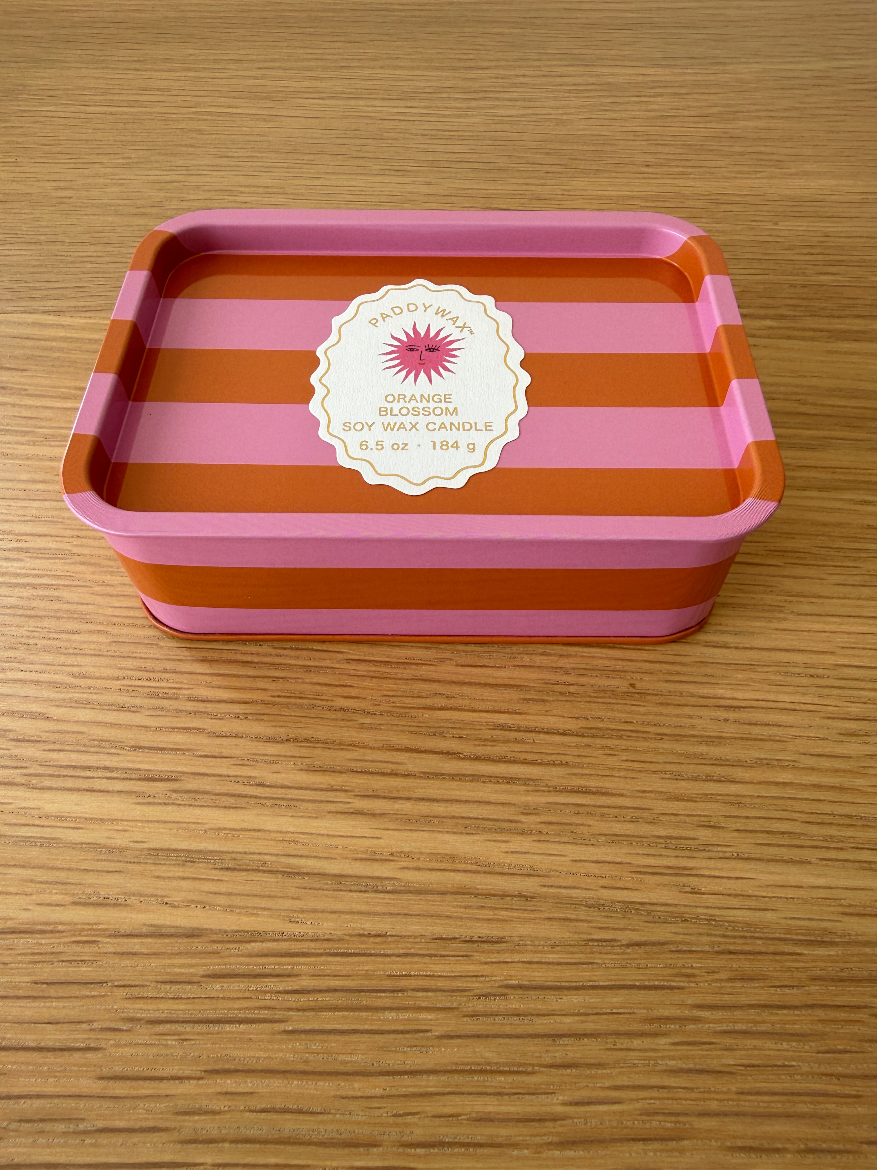 Bougie A Dopo Soleil métal – Fleur d'Oranger